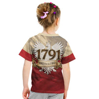 Poland Constitution Day 1791 Kid T Shirt Polska Konstytucja 3 Maja Pride White Eagle