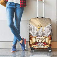 Poland Constitution Day 1791 Luggage Cover Polska Konstytucja 3 Maja Pride White Eagle