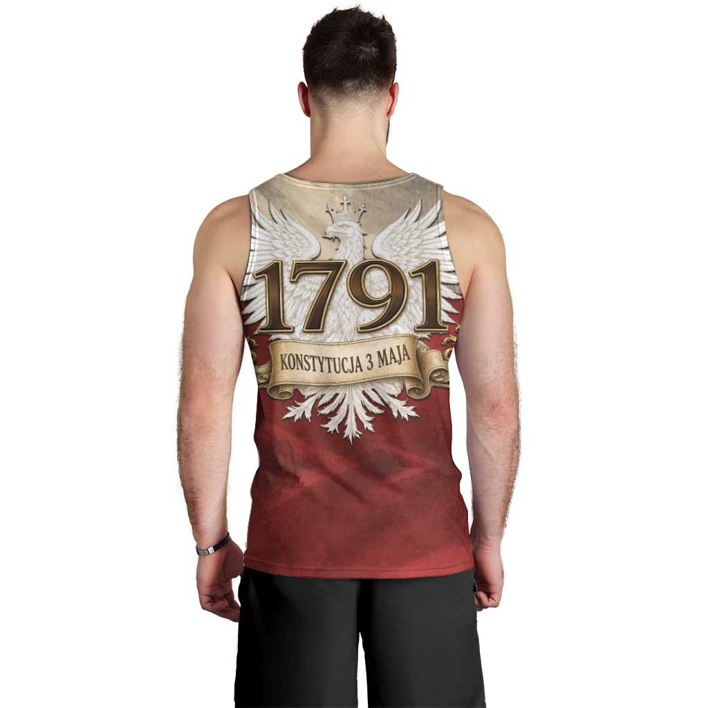 Poland Constitution Day 1791 Men Tank Top Polska Konstytucja 3 Maja Pride White Eagle