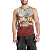 Poland Constitution Day 1791 Men Tank Top Polska Konstytucja 3 Maja Pride White Eagle