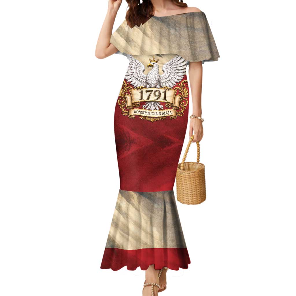 Poland Constitution Day 1791 Mermaid Dress Polska Konstytucja 3 Maja Pride White Eagle