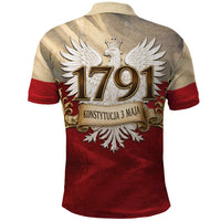 Poland Constitution Day 1791 Polo Shirt Polska Konstytucja 3 Maja Pride White Eagle