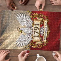 Poland Constitution Day 1791 Puzzle Polska Konstytucja 3 Maja Pride White Eagle