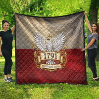 Poland Constitution Day 1791 Quilt Polska Konstytucja 3 Maja Pride White Eagle
