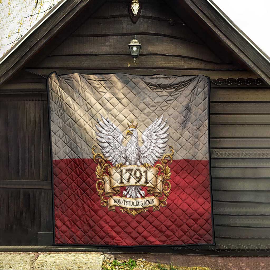 Poland Constitution Day 1791 Quilt Polska Konstytucja 3 Maja Pride White Eagle
