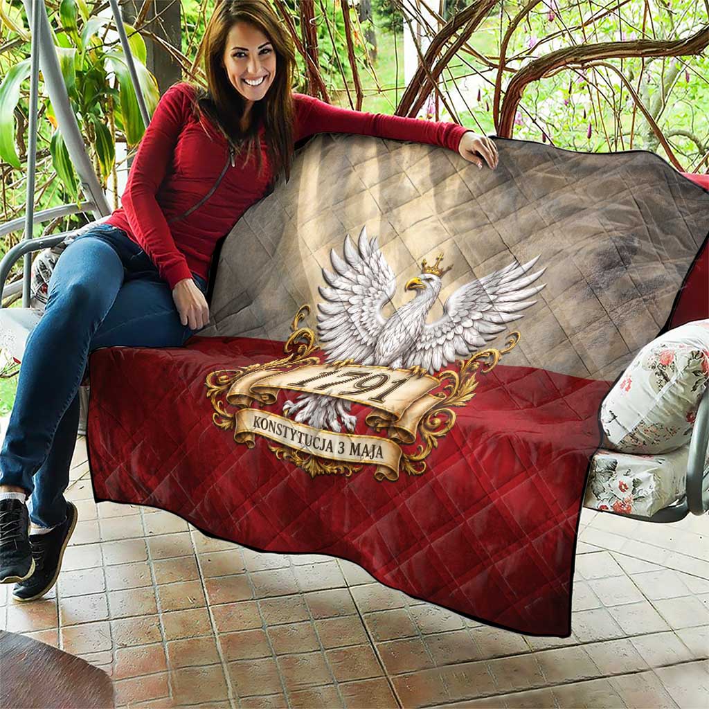Poland Constitution Day 1791 Quilt Polska Konstytucja 3 Maja Pride White Eagle