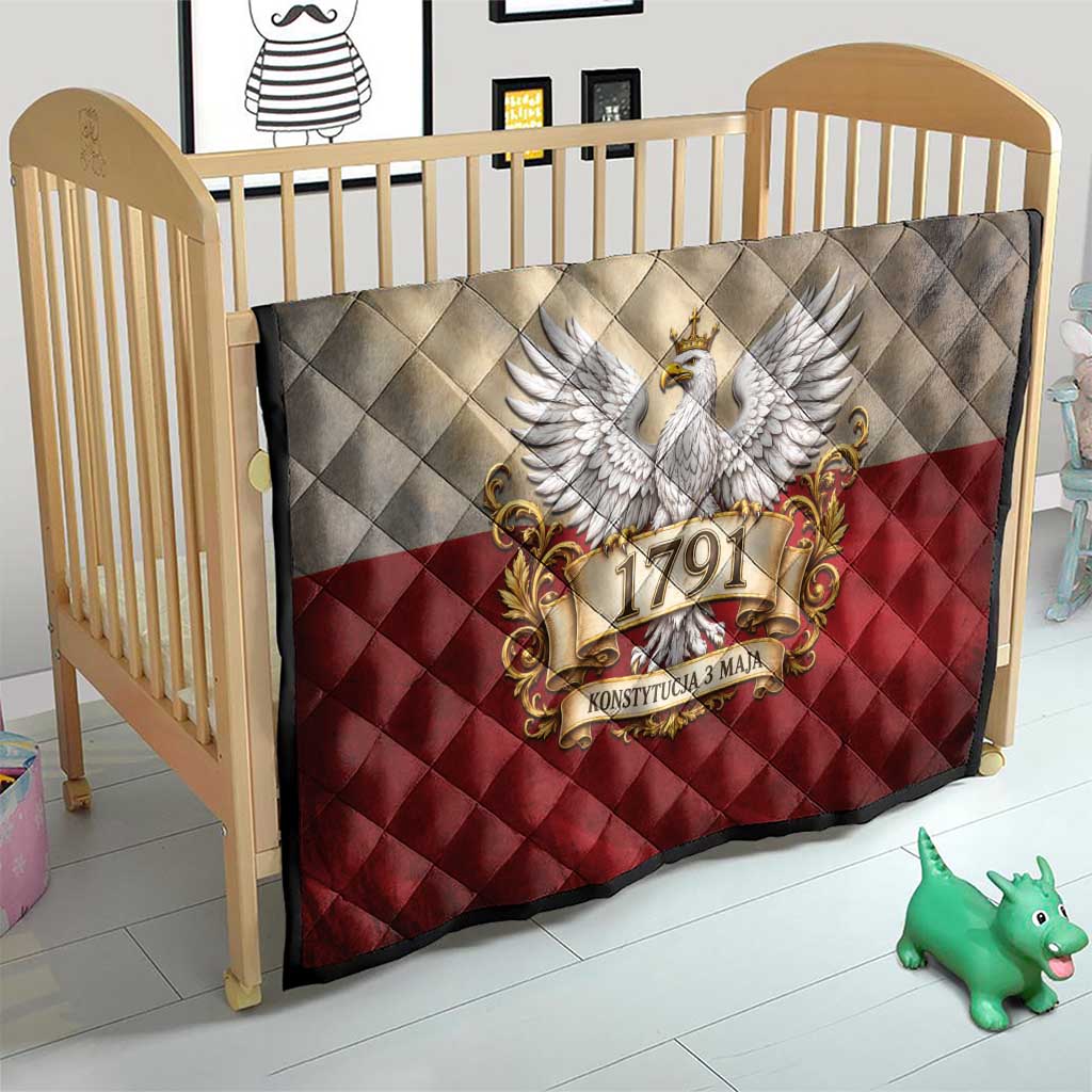 Poland Constitution Day 1791 Quilt Polska Konstytucja 3 Maja Pride White Eagle
