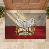 Poland Constitution Day 1791 Rubber Doormat Polska Konstytucja 3 Maja Pride White Eagle