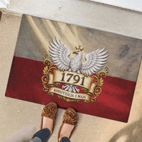 Poland Constitution Day 1791 Rubber Doormat Polska Konstytucja 3 Maja Pride White Eagle