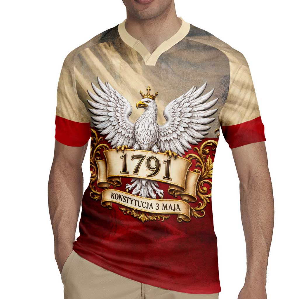 Poland Constitution Day 1791 Rugby Jersey Polska Konstytucja 3 Maja Pride White Eagle