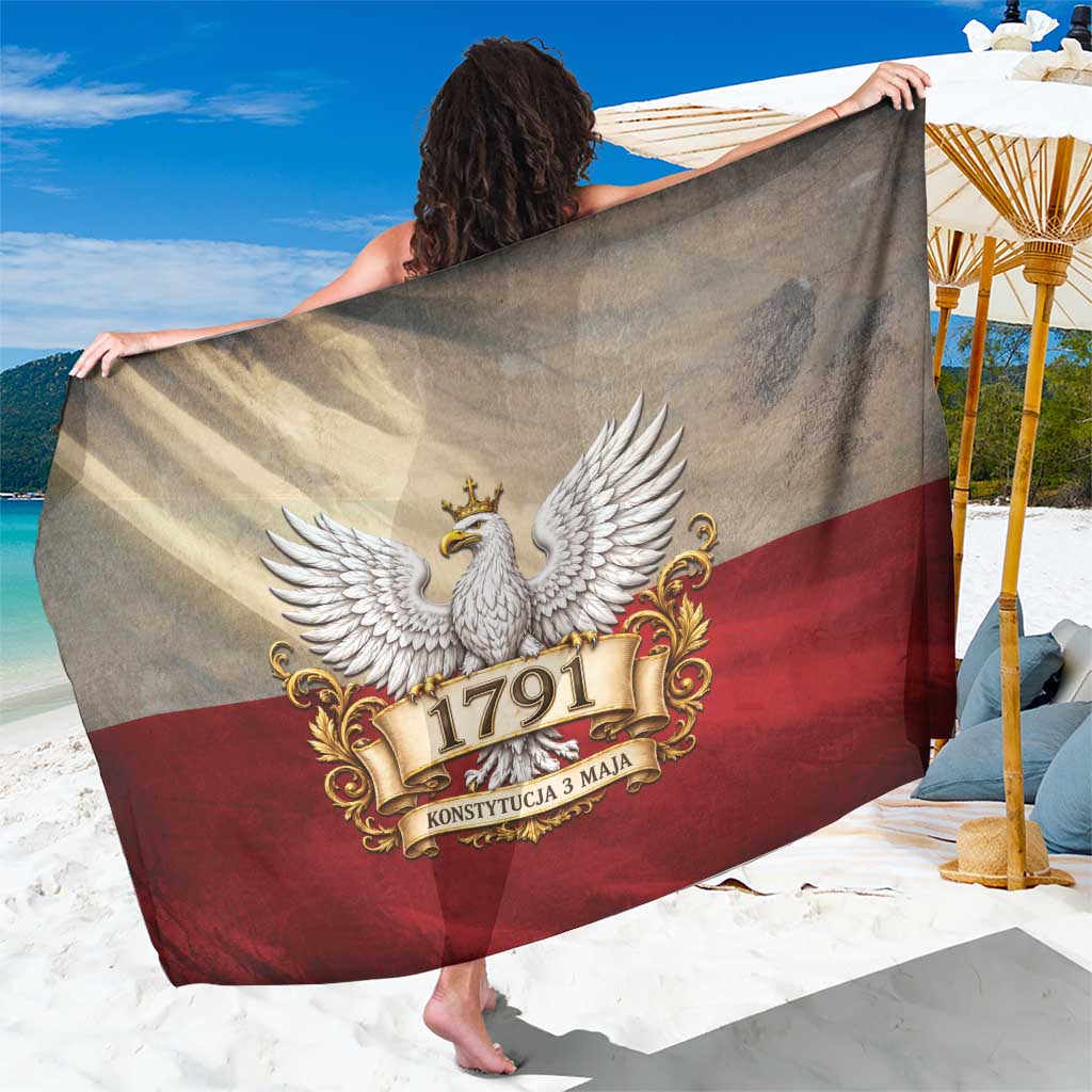 Poland Constitution Day 1791 Sarong Polska Konstytucja 3 Maja Pride White Eagle