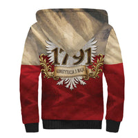 Poland Constitution Day 1791 Sherpa Hoodie Polska Konstytucja 3 Maja Pride White Eagle