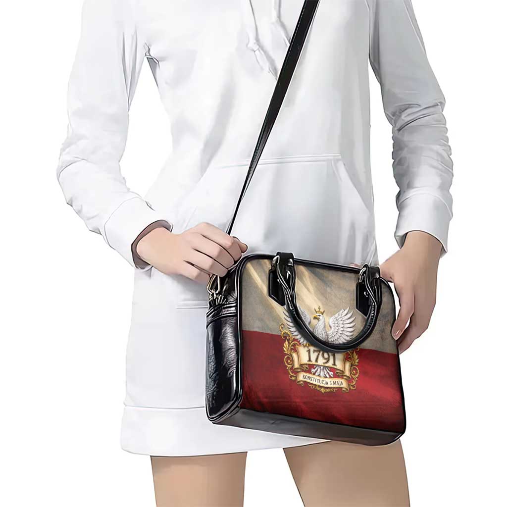 Poland Constitution Day 1791 Shoulder Handbag Polska Konstytucja 3 Maja Pride White Eagle