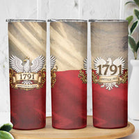 Poland Constitution Day 1791 Skinny Tumbler Polska Konstytucja 3 Maja Pride White Eagle