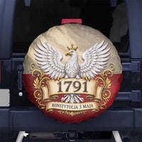 Poland Constitution Day 1791 Spare Tire Cover Polska Konstytucja 3 Maja Pride White Eagle