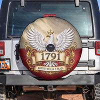 Poland Constitution Day 1791 Spare Tire Cover Polska Konstytucja 3 Maja Pride White Eagle