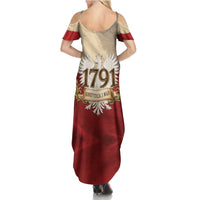 Poland Constitution Day 1791 Summer Maxi Dress Polska Konstytucja 3 Maja Pride White Eagle