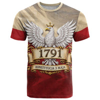 Poland Constitution Day 1791 T Shirt Polska Konstytucja 3 Maja Pride White Eagle