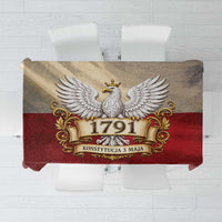 Poland Constitution Day 1791 Tablecloth Polska Konstytucja 3 Maja Pride White Eagle