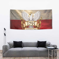 Poland Constitution Day 1791 Tapestry Polska Konstytucja 3 Maja Pride White Eagle