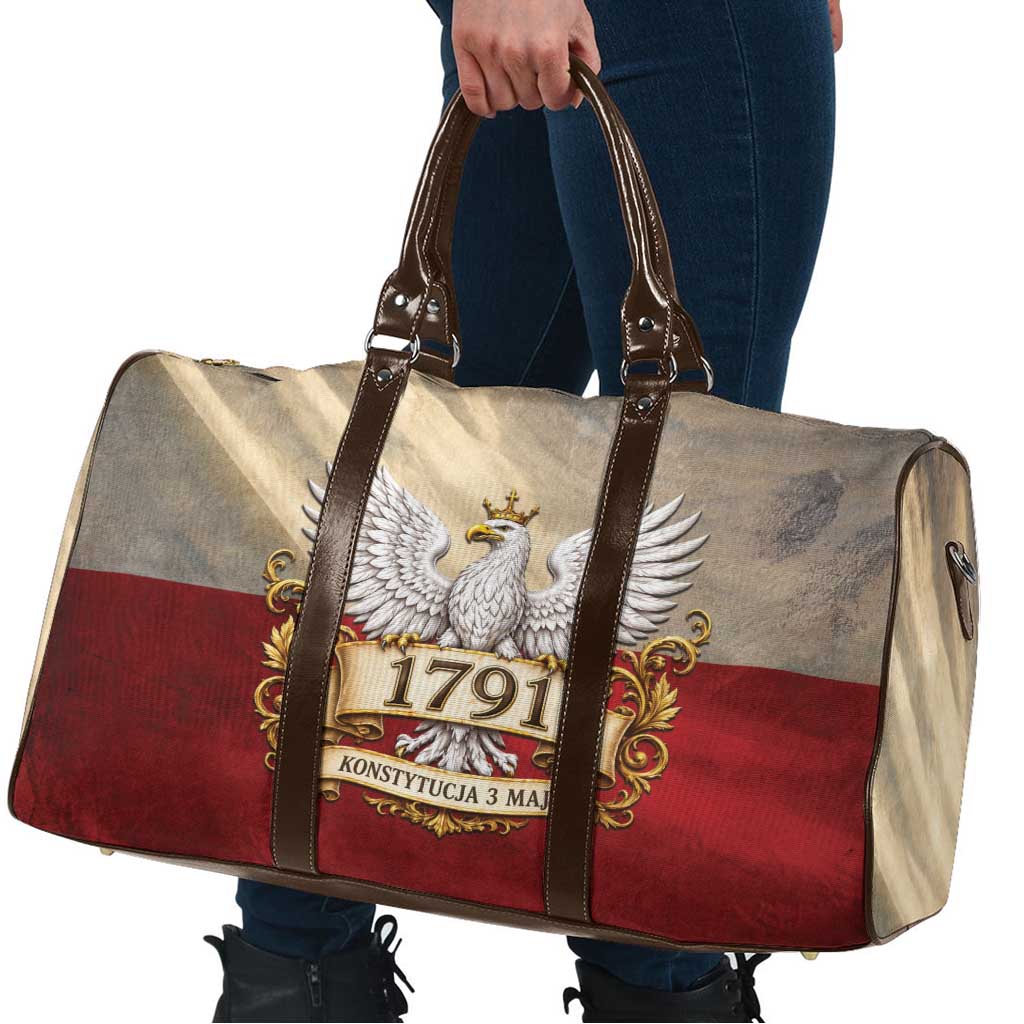 Poland Constitution Day 1791 Travel Bag Polska Konstytucja 3 Maja Pride White Eagle