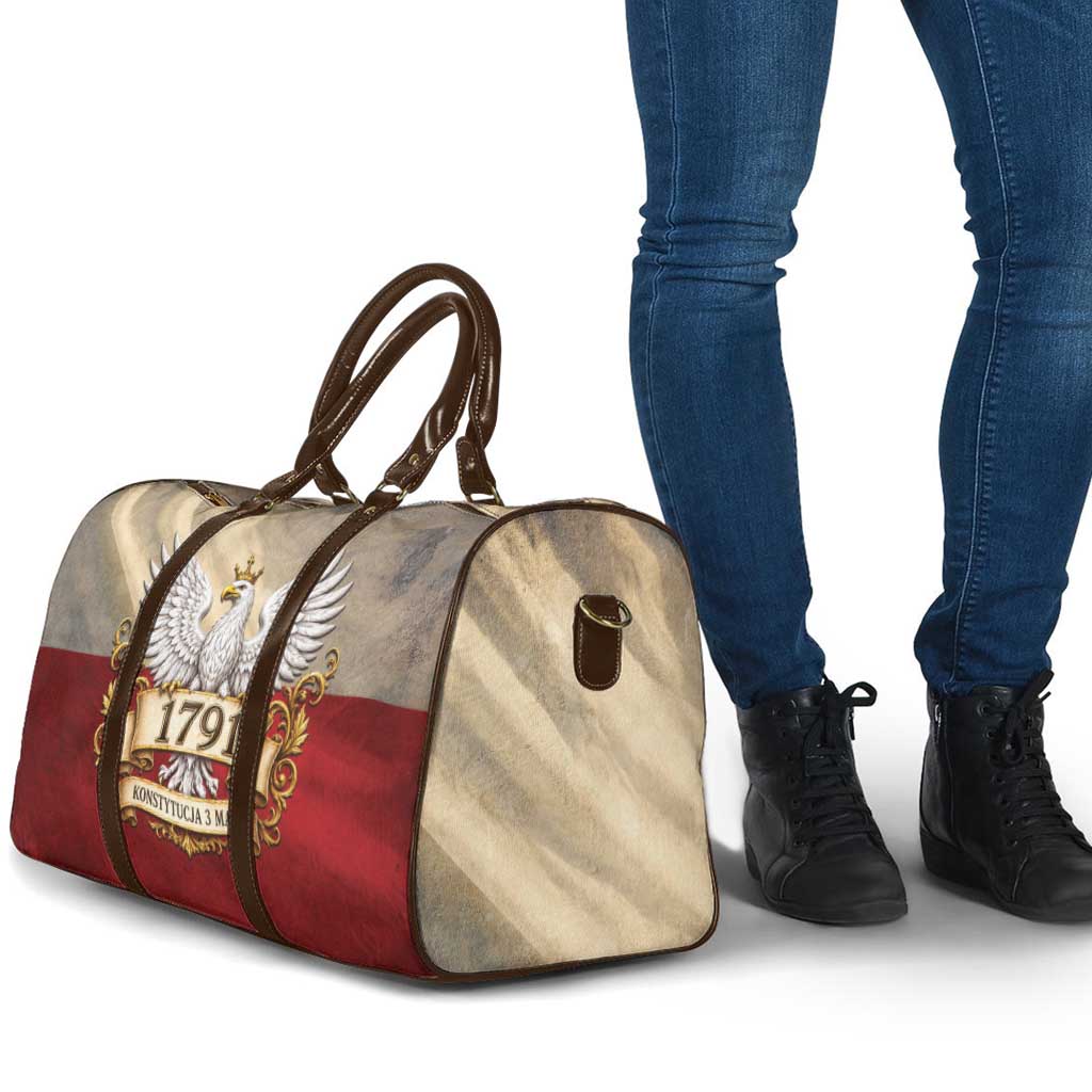 Poland Constitution Day 1791 Travel Bag Polska Konstytucja 3 Maja Pride White Eagle