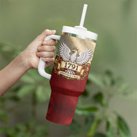 Poland Constitution Day 1791 Tumbler With Handle Polska Konstytucja 3 Maja Pride White Eagle