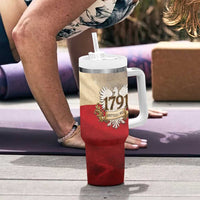 Poland Constitution Day 1791 Tumbler With Handle Polska Konstytucja 3 Maja Pride White Eagle