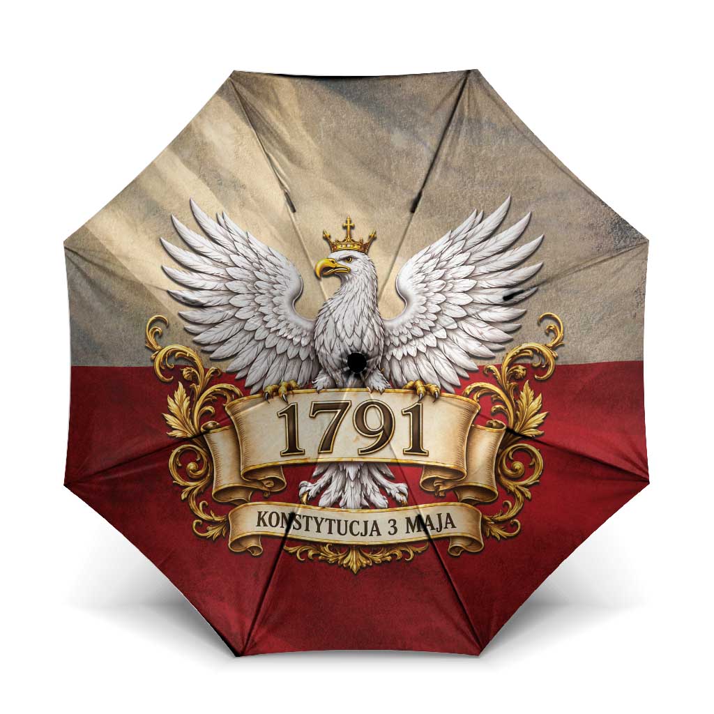 Poland Constitution Day 1791 Umbrella Polska Konstytucja 3 Maja Pride White Eagle