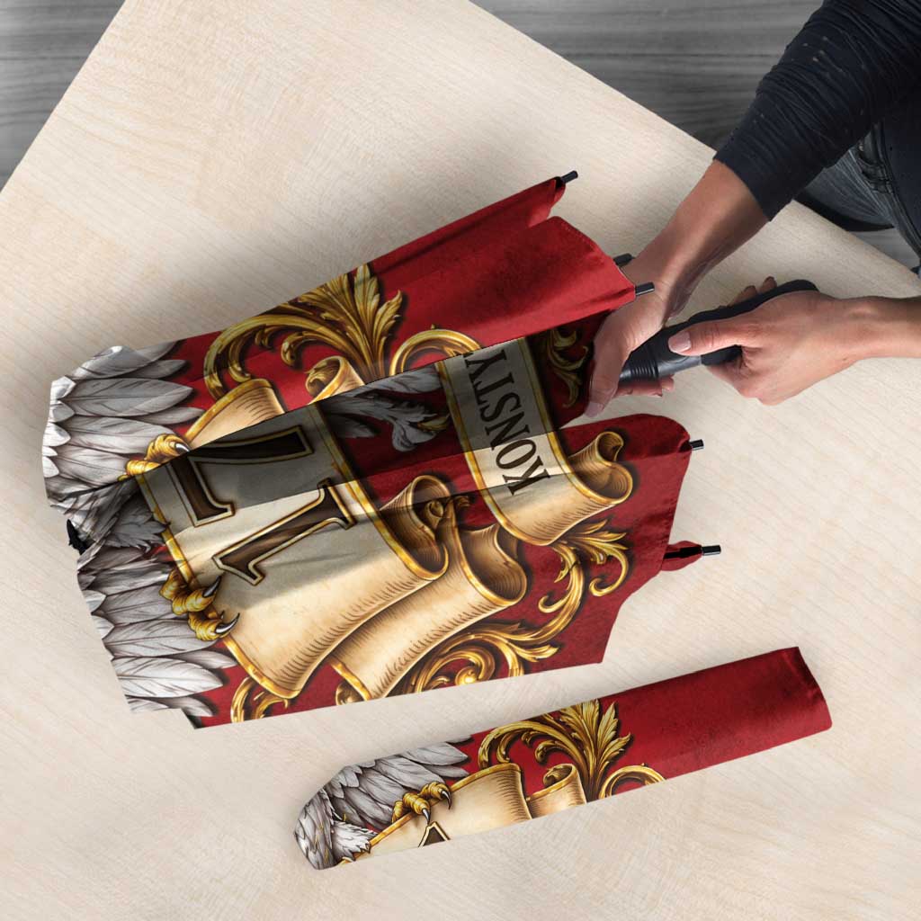 Poland Constitution Day 1791 Umbrella Polska Konstytucja 3 Maja Pride White Eagle