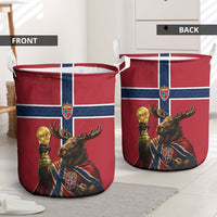 World Football 2026 Norway Laundry Basket Viking Moose Trophy Champion
