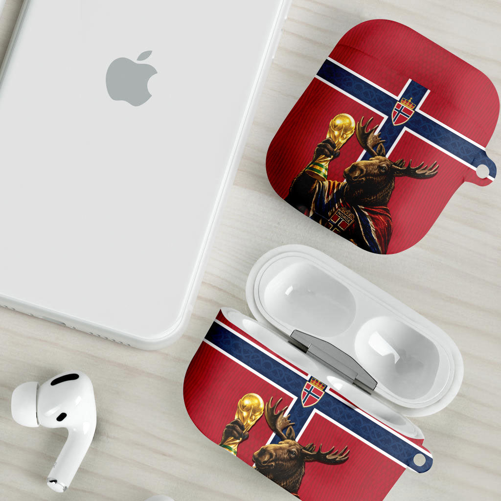 World Football 2026 Norway AirPods Case Viking Moose Trophy Champion