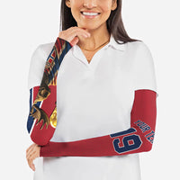 Custom World Football 2026 Norway Arm Sleeves Viking Moose Trophy Champion