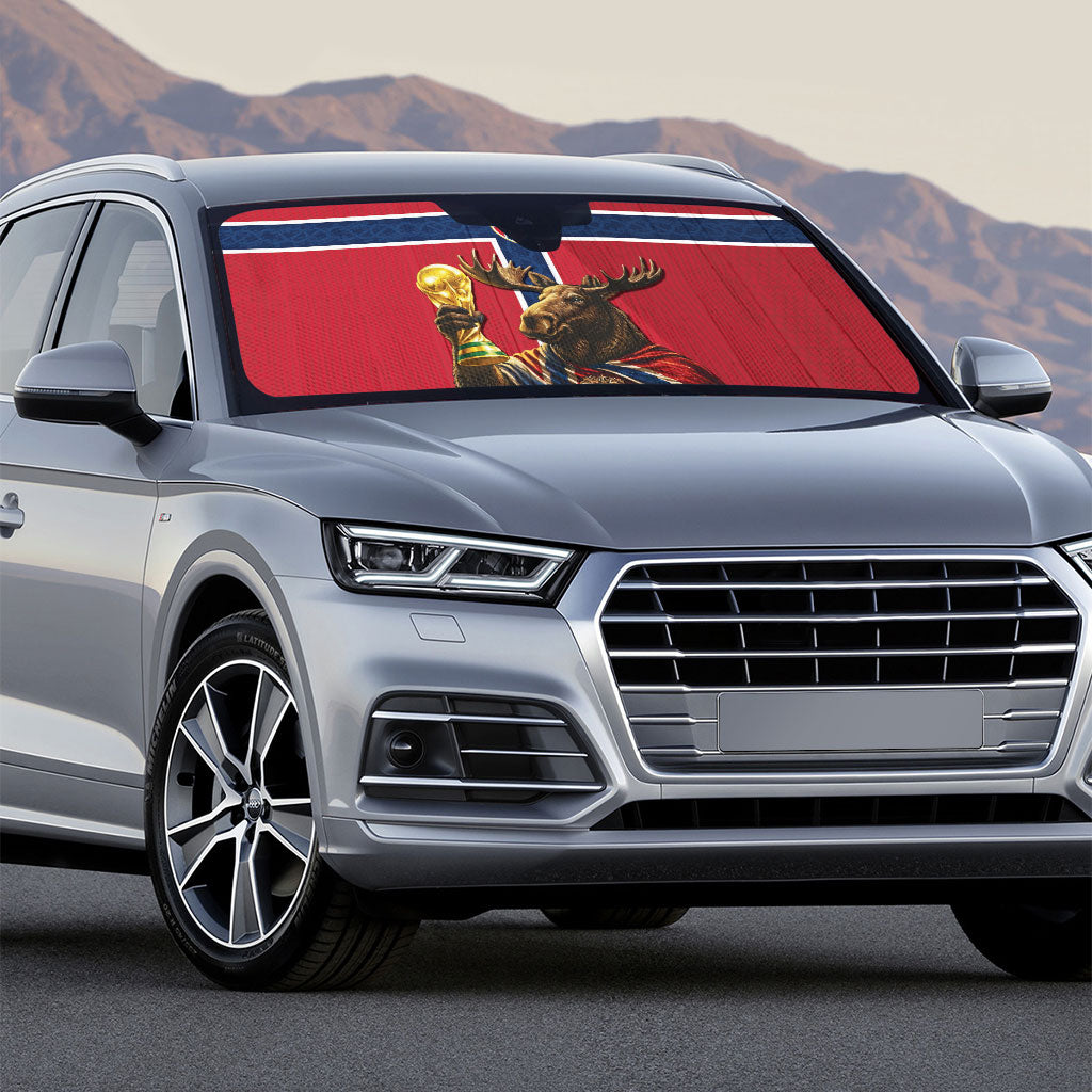 World Football 2026 Norway Auto Sun Shade Viking Moose Trophy Champion