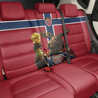 World Football 2026 Norway Back Car Seat Cover Viking Moose Trophy Champion