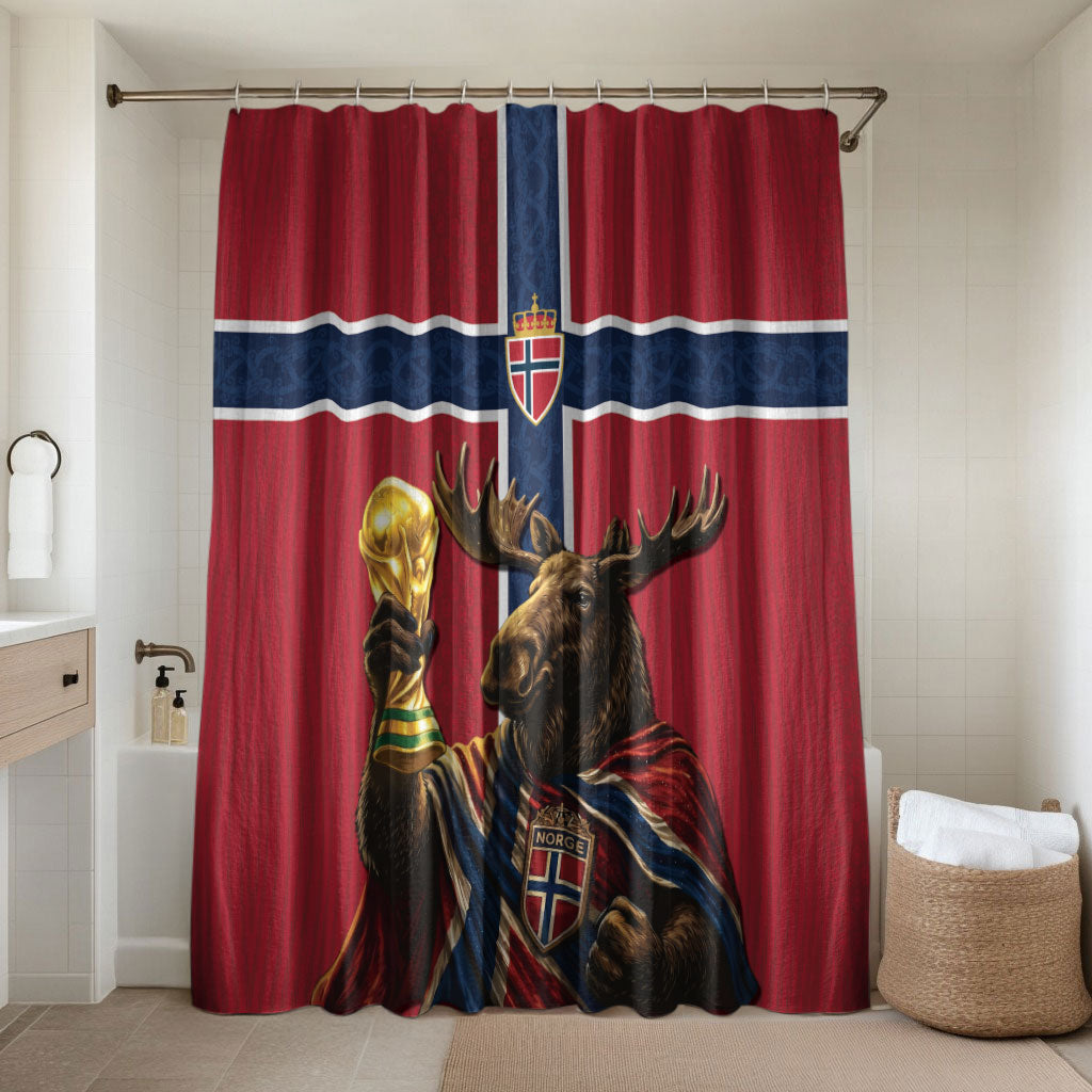 World Football 2026 Norway Bathroom Set Viking Moose Trophy Champion