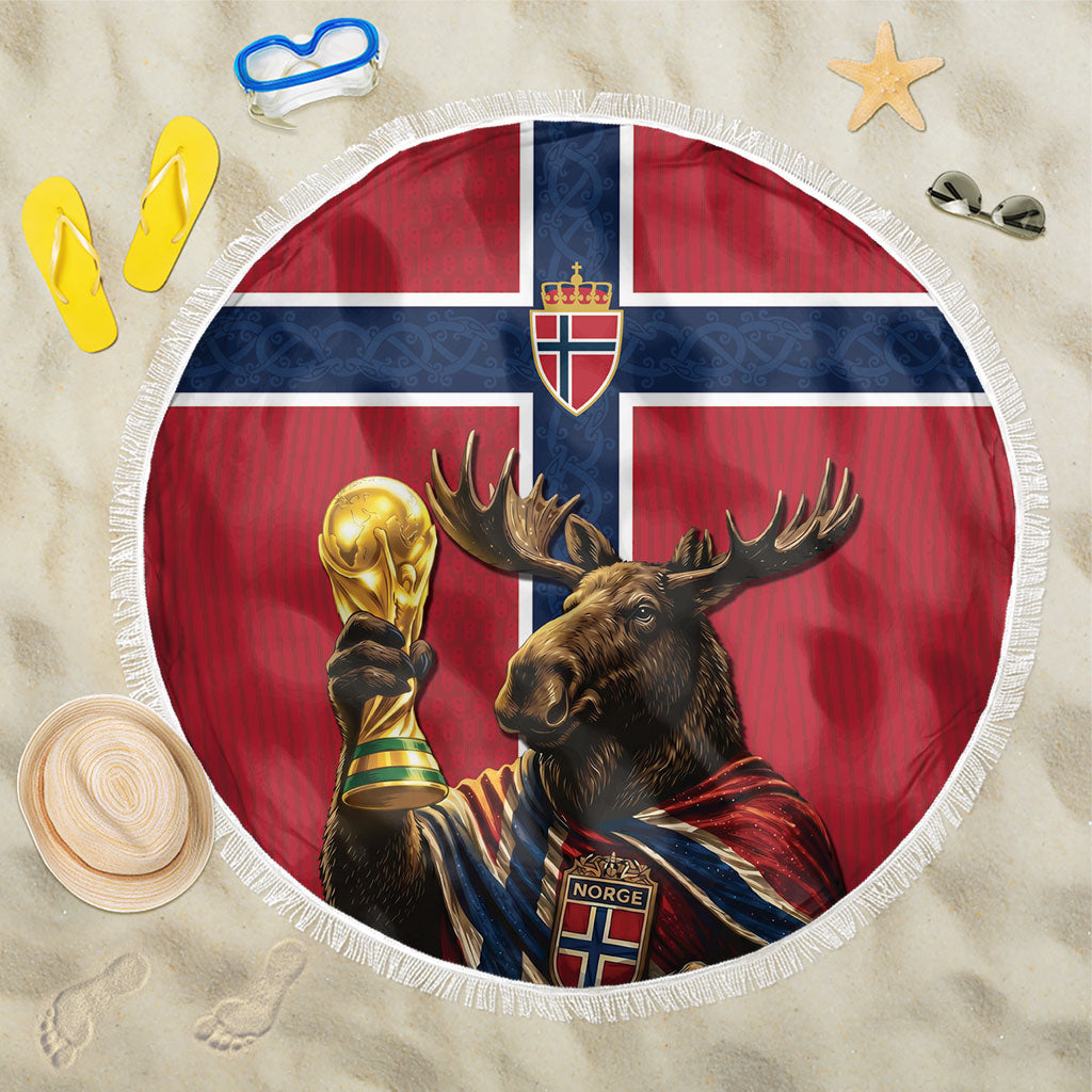 World Football 2026 Norway Beach Blanket Viking Moose Trophy Champion