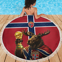 World Football 2026 Norway Beach Blanket Viking Moose Trophy Champion