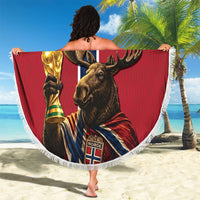 World Football 2026 Norway Beach Blanket Viking Moose Trophy Champion