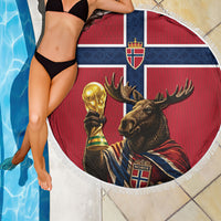 World Football 2026 Norway Beach Blanket Viking Moose Trophy Champion