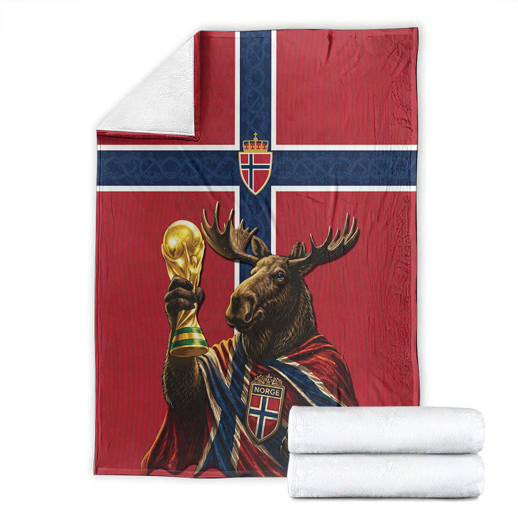 World Football 2026 Norway Blanket Viking Moose Trophy Champion