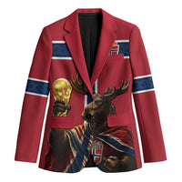 Custom World Football 2026 Norway Blazer Viking Moose Trophy Champion