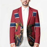 Custom World Football 2026 Norway Blazer Viking Moose Trophy Champion