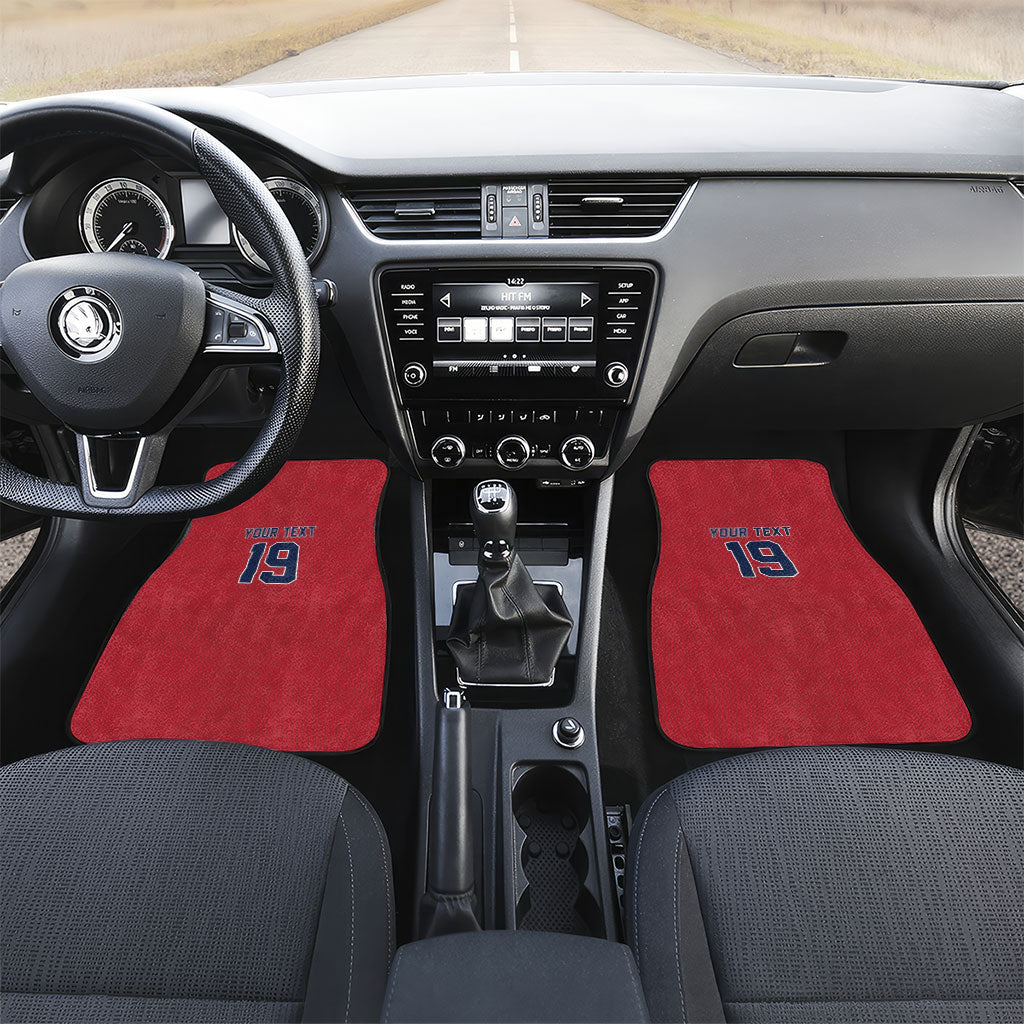Custom World Football 2026 Norway Car Mats Viking Moose Trophy Champion