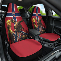 World Football 2026 Norway Car Seat Cover Viking Moose Trophy Champion