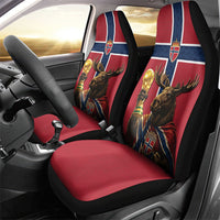 World Football 2026 Norway Car Seat Cover Viking Moose Trophy Champion
