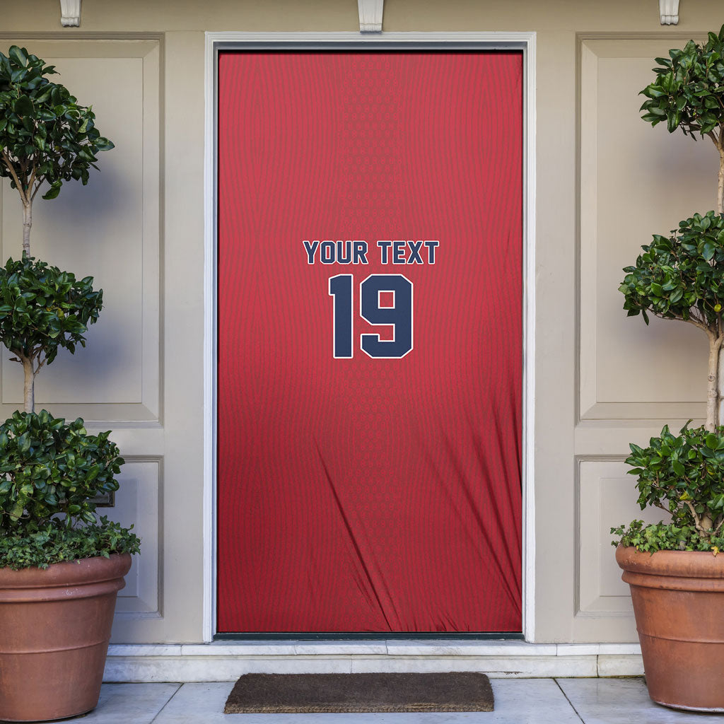 Custom World Football 2026 Norway Door Cover Viking Moose Trophy Champion