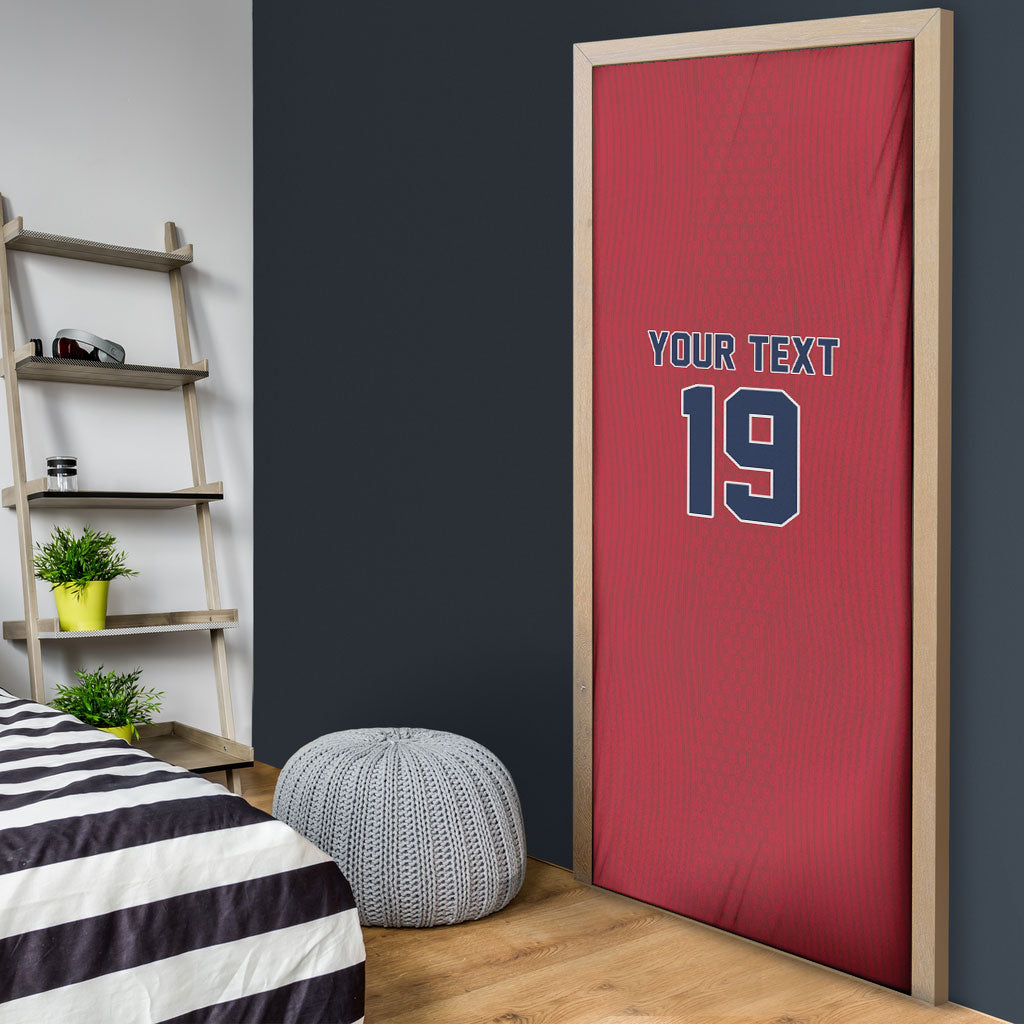 Custom World Football 2026 Norway Door Cover Viking Moose Trophy Champion