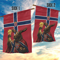 World Football 2026 Norway Garden Flag Viking Moose Trophy Champion