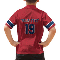 Custom World Football 2026 Norway Hawaiian Shirt Viking Moose Trophy Champion